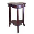 Ore International Ore International H-125 Shamrock End Table - Cherry H-125